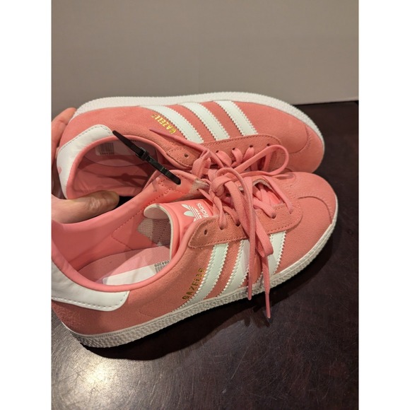 Adidas Originals Gazelle Pink‎ White Shoes Youth US Size 4.5 (Women 6) - Picture 2 of 7